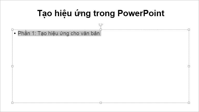 Hướng dẫn cách tạo hiệu ứng Powerpoint đơn giản - TOTOLINK Việt Nam