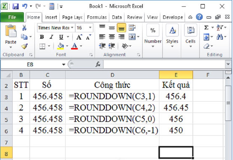 Hướng dẫn các cách làm tròn trong Excel đơn giản và dễ thực hiện