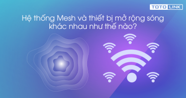 Hệ thống Mesh và thiết bị mở rộng sóng khác nhau như thế nào?