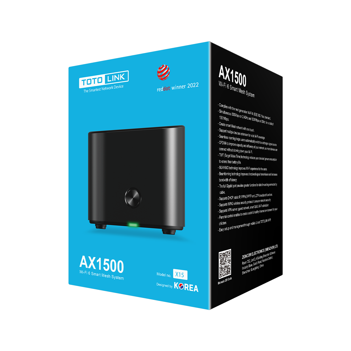 X15 Odu Router TOTOLINK X15 – Router Mesh Wi-Fi 6 Tốc Độ Cao, Phủ Sóng Rộng, Kết Nối ...